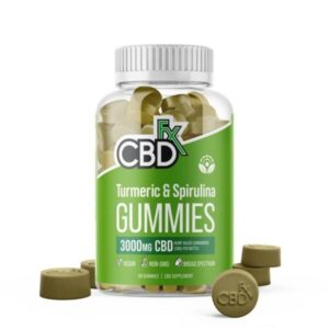 CBD Gummies with Turmeric and Spirulina 1500